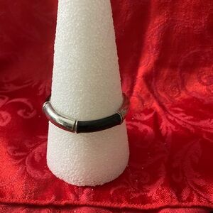 Lia Sophia Silver and Black Bracelet